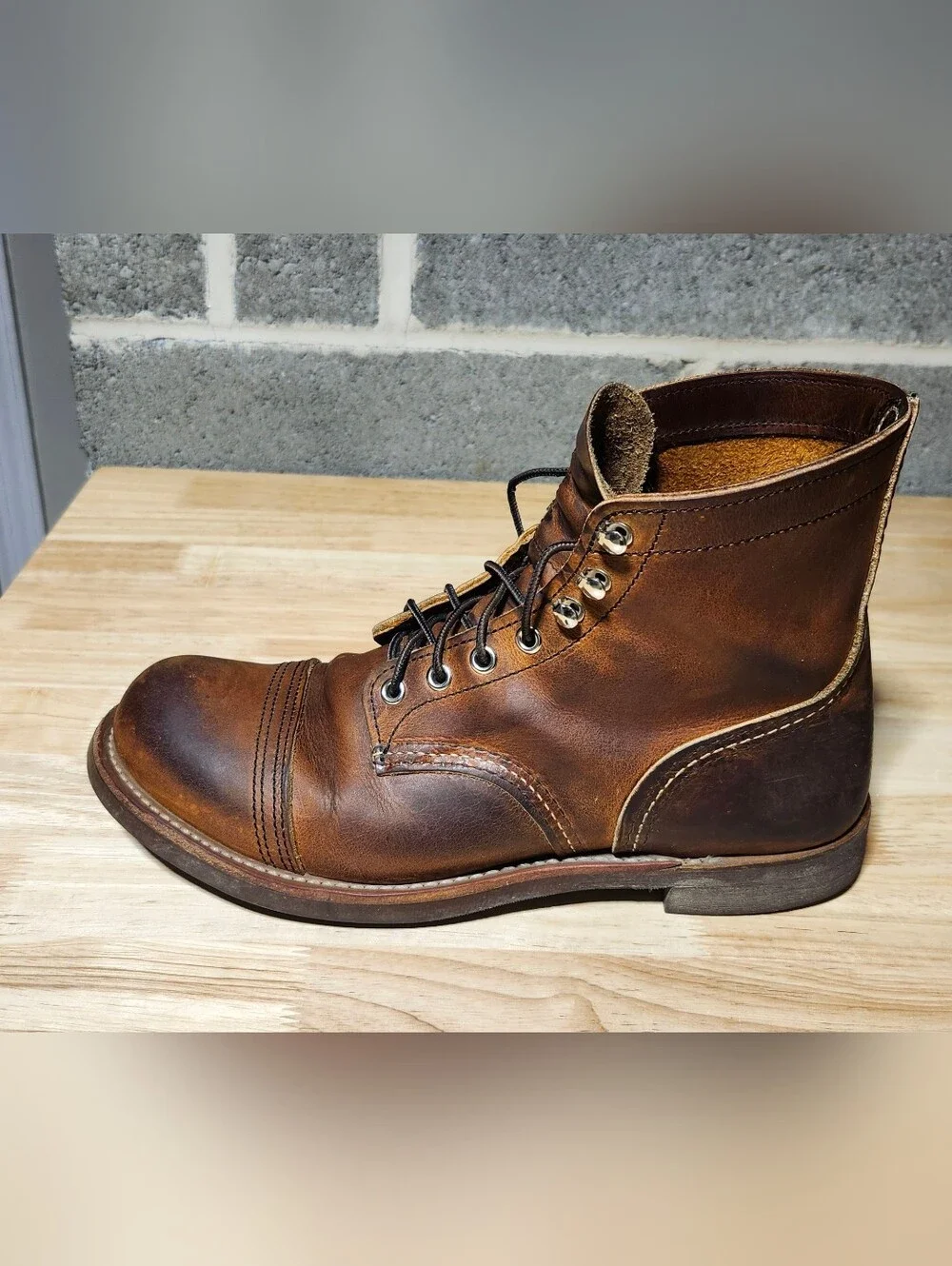 Red Wing Iron Ranger 8050 Copper Rough And Tough. Mens 7.5D